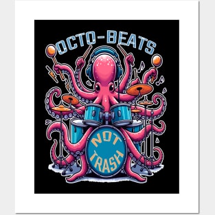 Octo Beats An Oceanic Rhythm, Drums Master Posters and Art